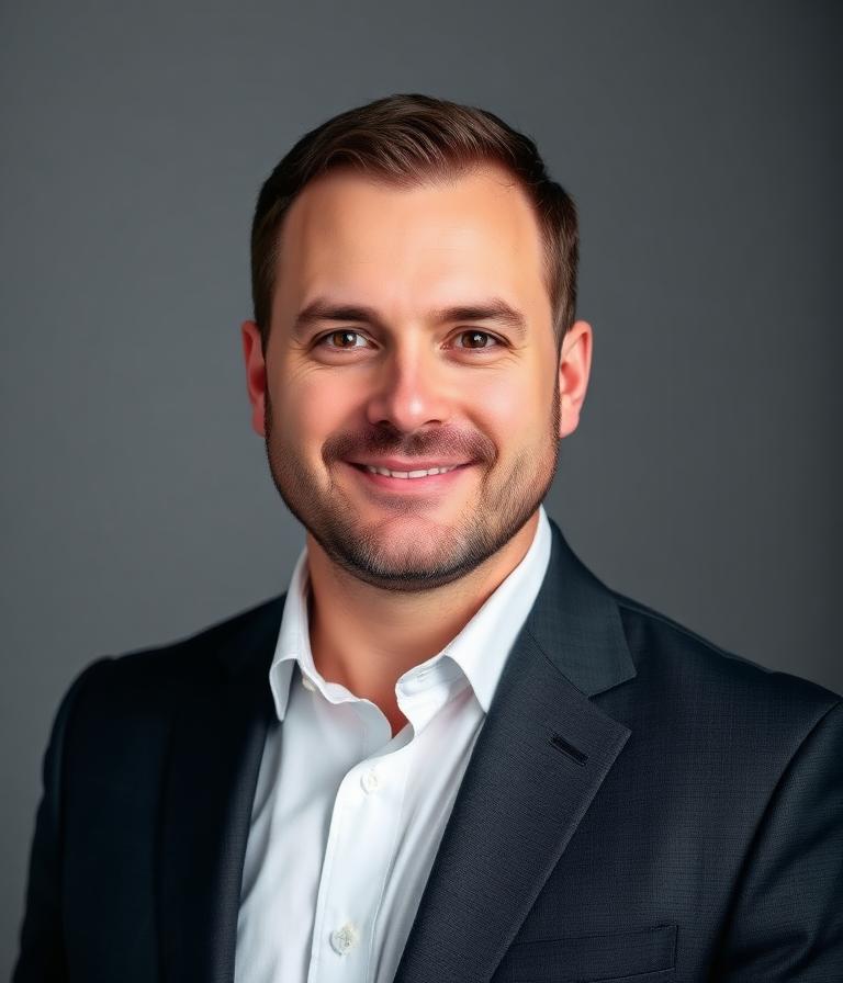Portrait of James O'Connor, Head of Compliance